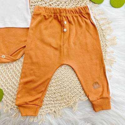 Conj. Body e Calça Saruel Jungle of the Roar - Ferrugem e Gelo